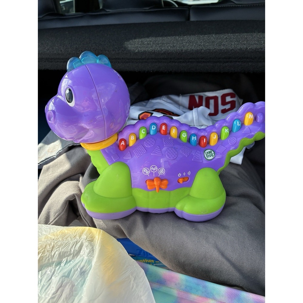 LeapFrog Learning Dinosaur LETTERSAURUS ABCs Music Colors Homeschool